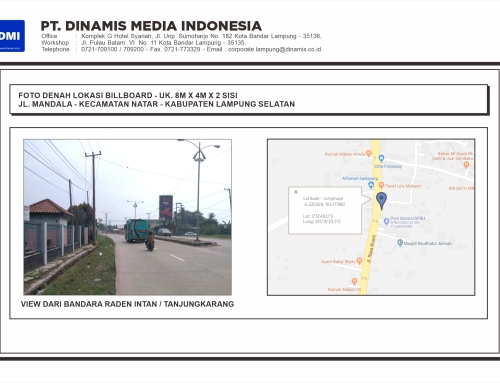 BILLBOARD Jl. Mandala Natar Lampung Selatan – Media Tersedia