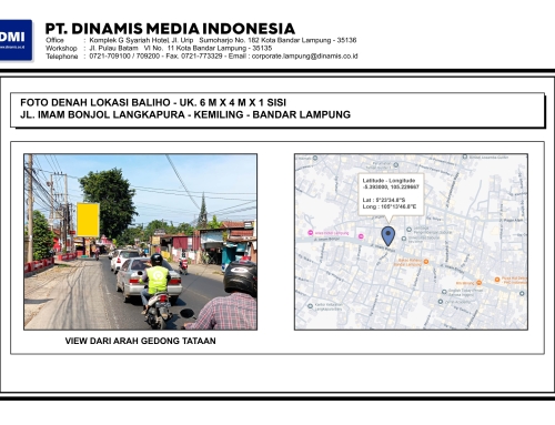 BALIHO Jl. Pagar Alam Langkapura Kemiling Bandar Lampung – Media Tersedia