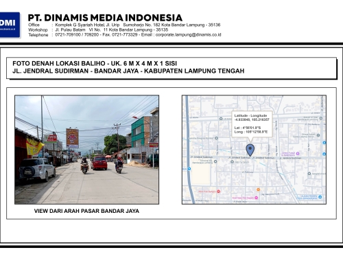 BALIHO Jl. Jendral Sudirman Bandar Jaya Lampung Tengah – Terkontrak 286