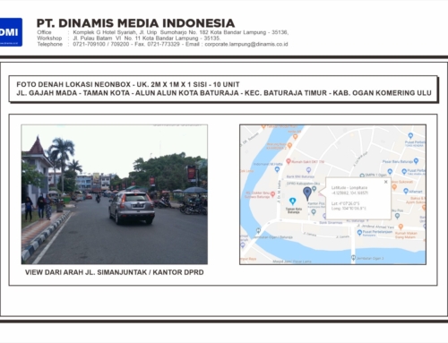 NEONBOX Jl. Gajah Mada Taman Kota Baturaja – Terkontrak D