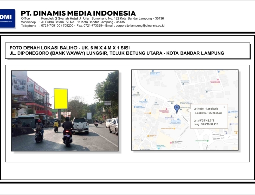 BALIHO Jl. Diponegoro Bank Waway Pasar Lungsir – Media Tersedia
