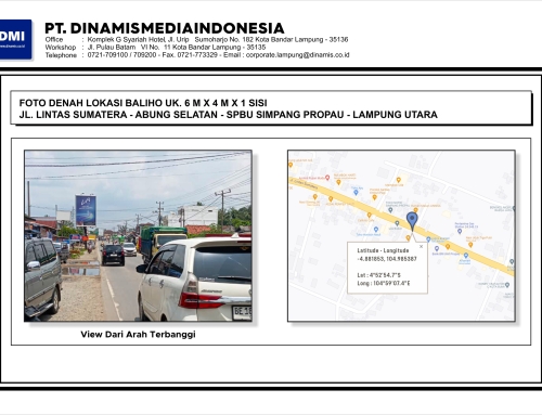 BALIHO Jl. Lintas Sumatera Simpang Propau Lampung Utara – Terkontrak D