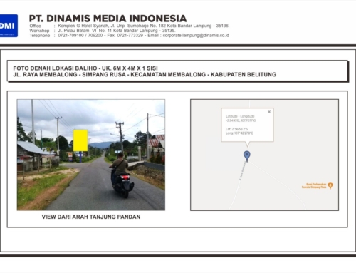 BALIHO Jl. Raya Membalong Simpang Rusa  Kec. Membalong – Media Tersedia