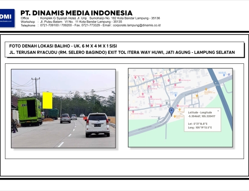 BALIHO Jl. Terusan Ryacudu (RM. Salero Bagindo) Jati Agung, Lampung Setalan – Media Tersedia
