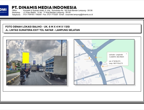 BALIHO Jl. Lintas Sumatera (Exit Tol Natar) Lampung Selatan – Media Tersedia