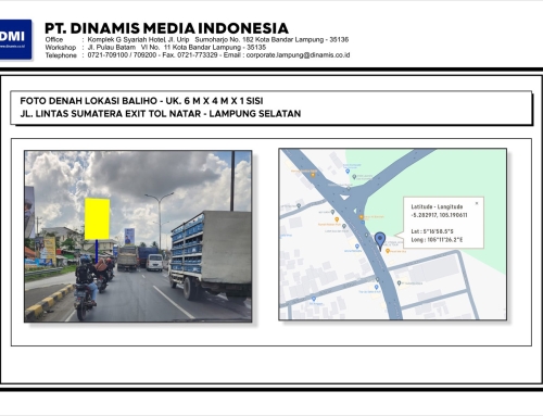 NEW BALIHO Jl. Lintas Sumatera (Exit Tol Natar) Lampung Selatan – Media Tersedia