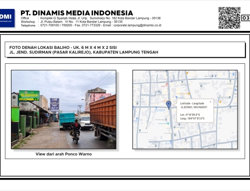 BALIHO Jl. Jendral Sudirman Perempatan Pasar Kalirejo Lampung Tengah – Terkontrak M