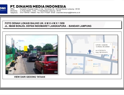 BALIHO Jl. Imam Bonjol Depan Indomaret Langkapura Bandar Lampung – Media Tersedia