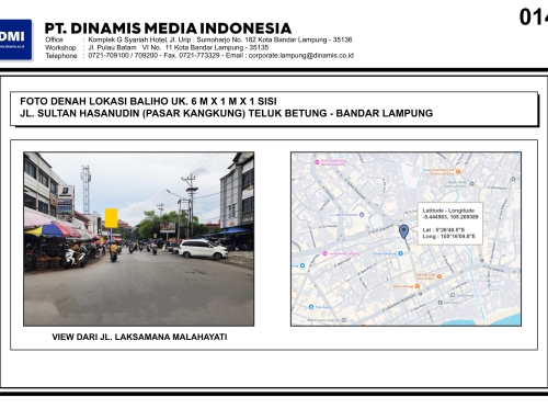 NEW BALIHO Jl. Sultan Hasanudin  (Pasar Kangkung) Bandar Lampung – Media Tersedia