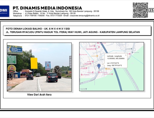 BALIHO Jl. Terusan Ryacudu Pintu masuk Tol Kota Itera, Jati Agung, Lampung Selatan – Media Tersedia
