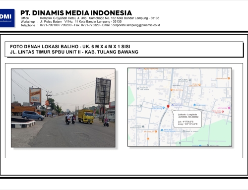 BALIHO Jl. Lintas timur SPBU Unit II , Kab. Tulang Bawang – Terkontrak D